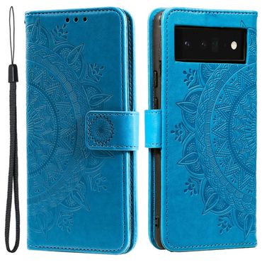 Hülle für Google Pixel 7 Handyhülle Flip Case Schutzhülle Handy Cover Mandala