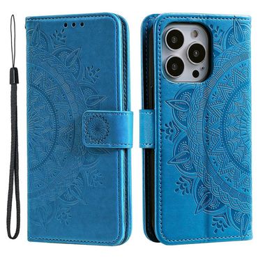 Hülle für Apple iPhone 14 Pro Handyhülle Flip Case Handy Cover Tasche Mandala