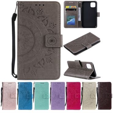 Hülle für Apple iPhone 12 Mini Handyhülle Flip Case Cover Schutzhülle Mandala