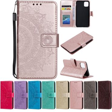 Hülle für Apple iPhone 13 Pro Handyhülle Flip Case Cover Schutzhülle Mandala