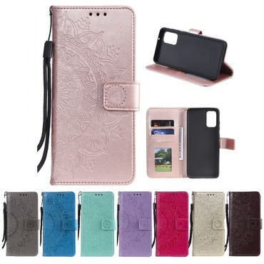 Hülle für Samsung Galaxy A03s Handyhülle Tasche Flip Case Cover Etui Mandala