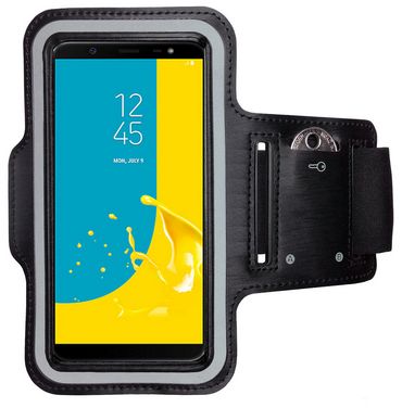 Armband für Samsung Galaxy J8 2018 Sport Fitness Jogging Handyhülle Etui
