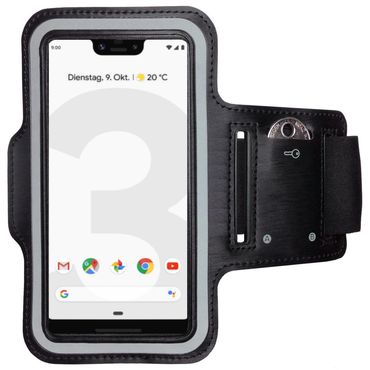 Google Pixel 3 XL Handy Armband Sportarmband Schlüsselfach Armtasche