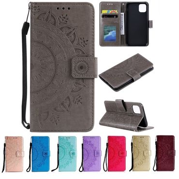 Hülle für Apple iPhone 11 Handyhülle Schutzhülle Tasche Case Flip Cover Mandala