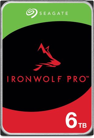 Seagate IronWolf Pro ST6000NE000, NAS interne Festplatte 6TB, HDD, 3.5 Zoll, 7200 U/Min, CMR, 256 MB Cache, SATA 6GB/s, silber