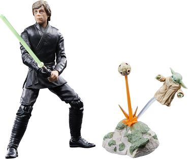 Star Wars The Black Series Luke Skywalker & Grogu, 15 cm große Action-Figur zu Star Wars: Das Buch von Boba Fett