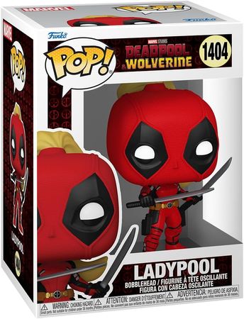 Funko Pop! Marvel: Deadpool & Wolverine - Ladypool - Vinyl-Sammelfigur - Geschenkidee - Offizielle Handelswaren - Spielzeug Für Kinder und Erwachsene - Movies Fans - Modellfigur Für Sammler