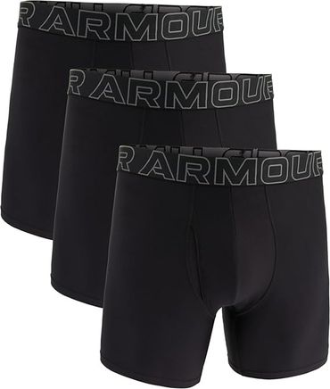 Under Armour Herren Tech Performance Boxershorts im 3er-Pack, 15 cm Beinlänge – atmungsaktiv, feuchtigkeitsableitend, weiches Tragegefühl, ganztägiger Komfort