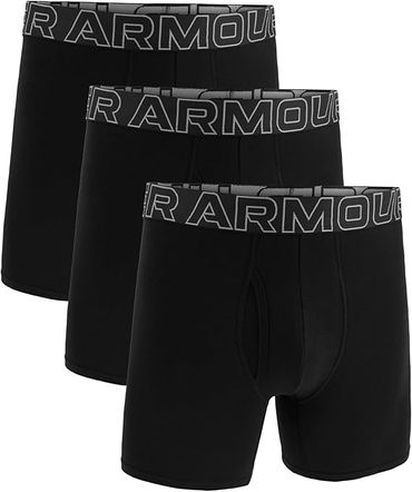 Under Armour Herren Tech Performance Boxershorts im 3er-Pack, 15 cm Beinlänge – atmungsaktiv, feuchtigkeitsableitend, weiches Tragegefühl, ganztägiger Komfort