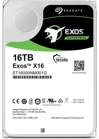 Seagate Exos X16 ST16000NM001G Festplatte 16TB intern SATA 6Gb/s 7200rpm 256MB Puffer