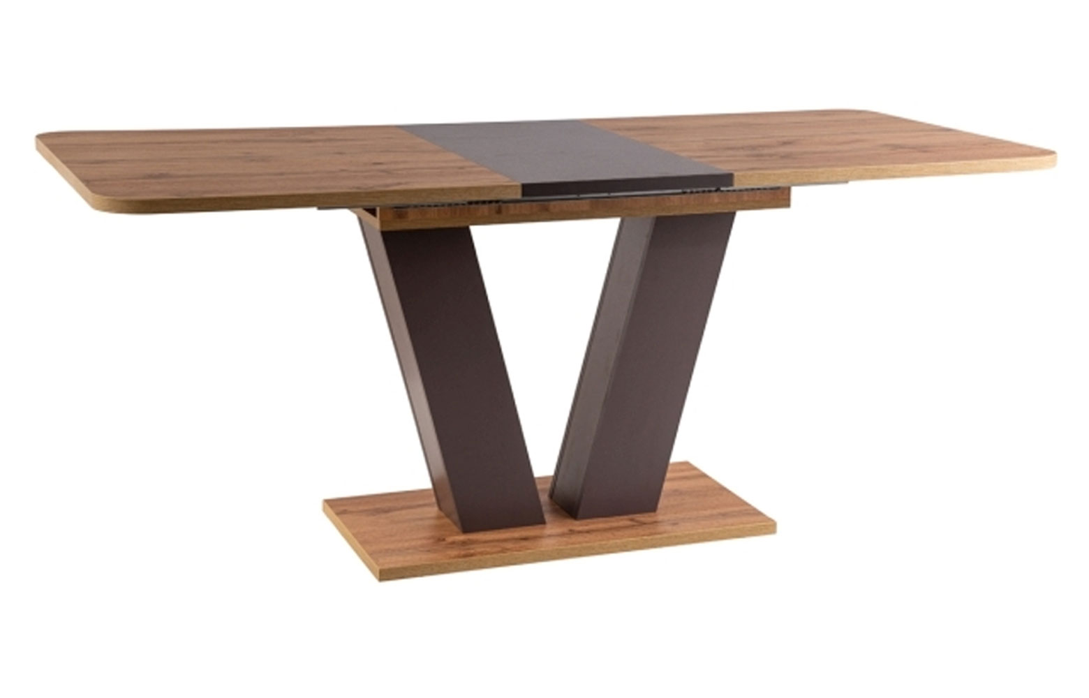 Esstisch Säulentisch Platon 136-176x80x76cm Farbe wählbar