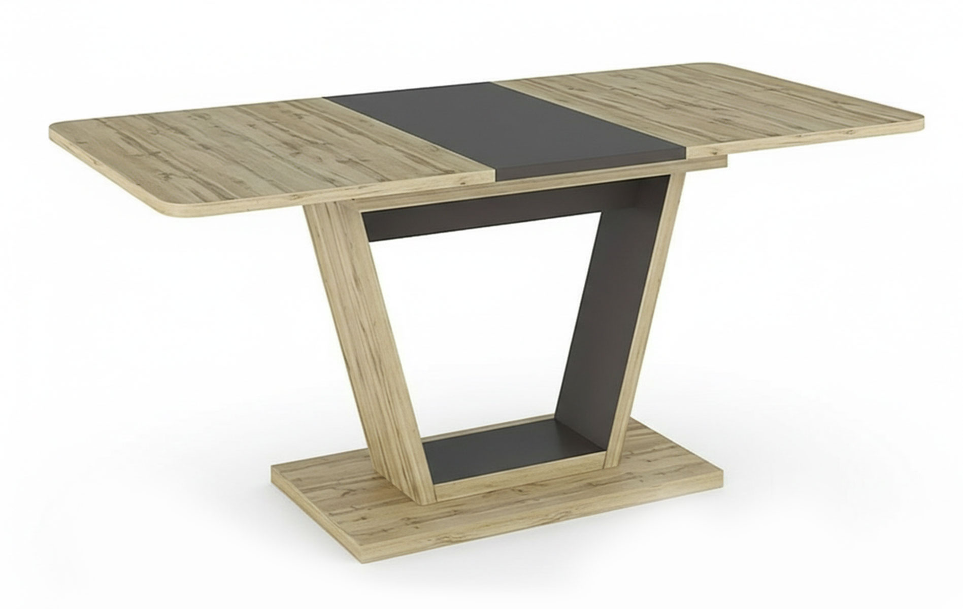 Esstisch Säulentisch Niegel 120-160x80x76cm Farbe wählbar ausziehbar