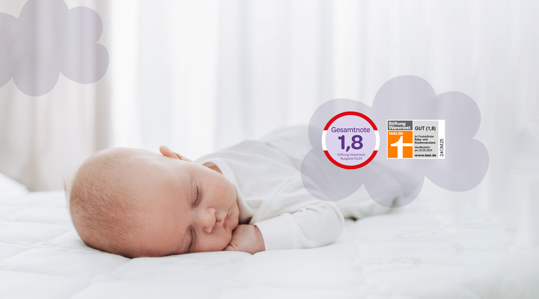 Träumeland Matratze mit Baby