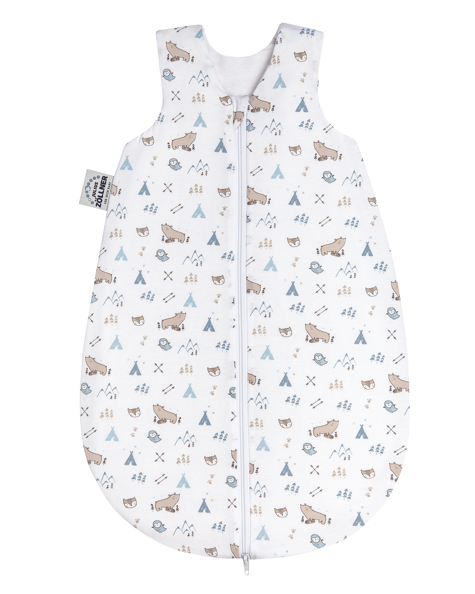 Julius Zöllner Baby Jersey Sommerschlafsack taupe in verschiedenen Größen