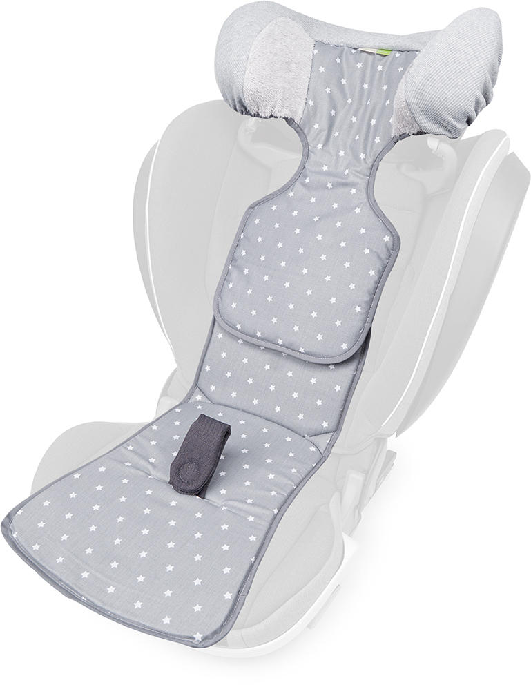 atmungsaktiver Schonbezug f/ür Kinderautositz Design:Schwalben grau Priebes Sitzauflage Linus f/ür Kindersitze der Gruppe 1-3 Sitzschutz f/ür Autositz waschbar