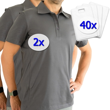 laulas men’s functional polo shirt to prevent underarm sweat – NEW design