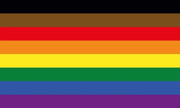 Philadelphia Pride Flagge – 90×150 cm Stofffahne mit Ösen für CSD & Festival