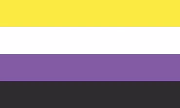 Nonbinary Pride Flagge – 90×150 cm Stofffahne mit Ösen für CSD & Festival