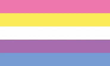 Bigender Pride Flagge – 90×150 cm Stofffahne mit Ösen für CSD & Festival