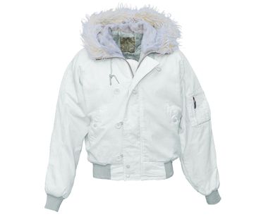 Flight Jacket N2B Vintage Style white | Commando Industries
