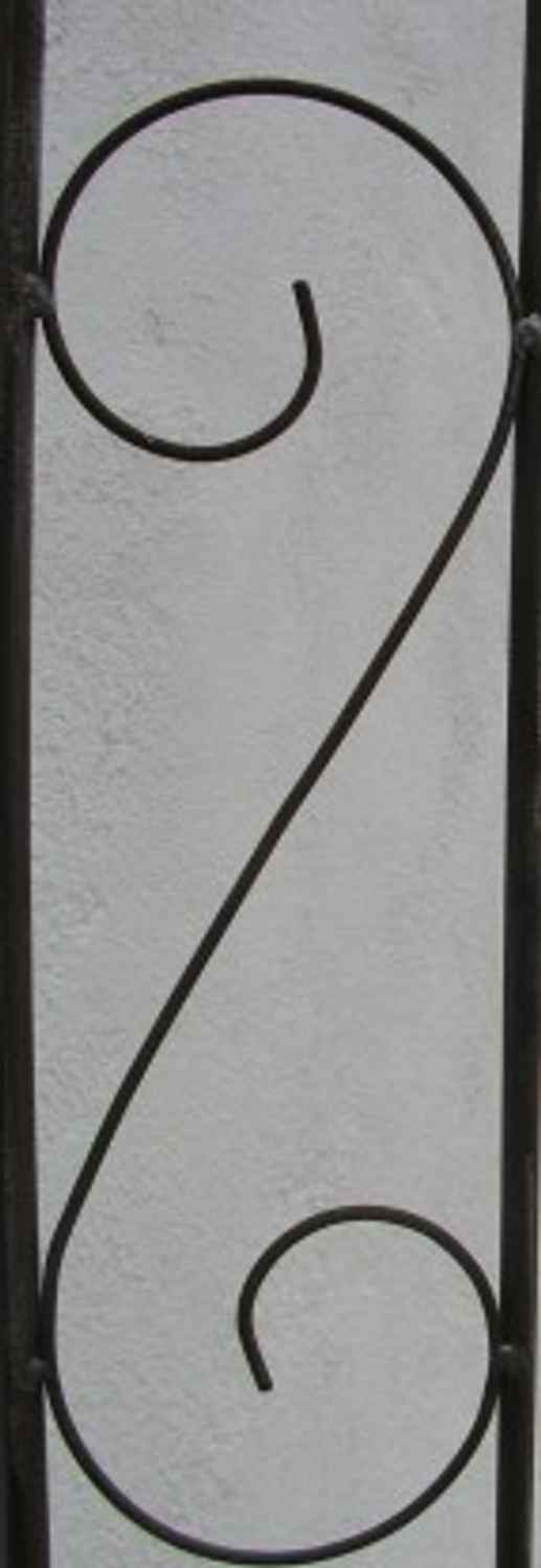 Rankgitter Spalier Rankhilfe Fallrohr  Pisa f. Clematis Roh Rost Rostig halbrund  Regenrohr Rankgitter Spalier Rankhilfe Fallrohr  Pisa f. Clematis Roh Rost Rostig halbrund  Regenrohr