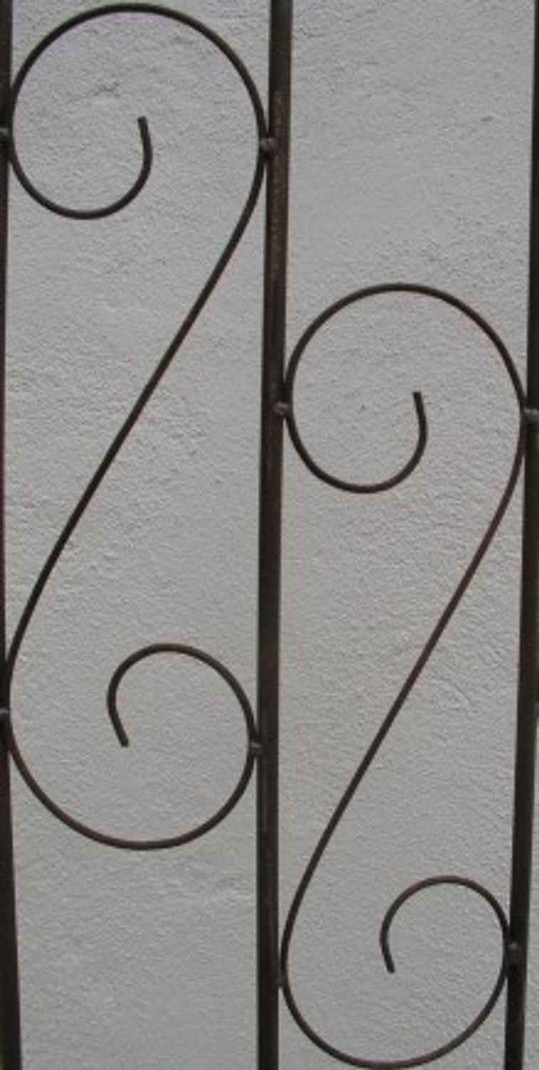 Rankgitter Spalier Rankhilfe Fallrohr  Pisa f. Clematis Roh Rost Rostig halbrund  Regenrohr Rankgitter Spalier Rankhilfe Fallrohr  Pisa f. Clematis Roh Rost Rostig halbrund  Regenrohr