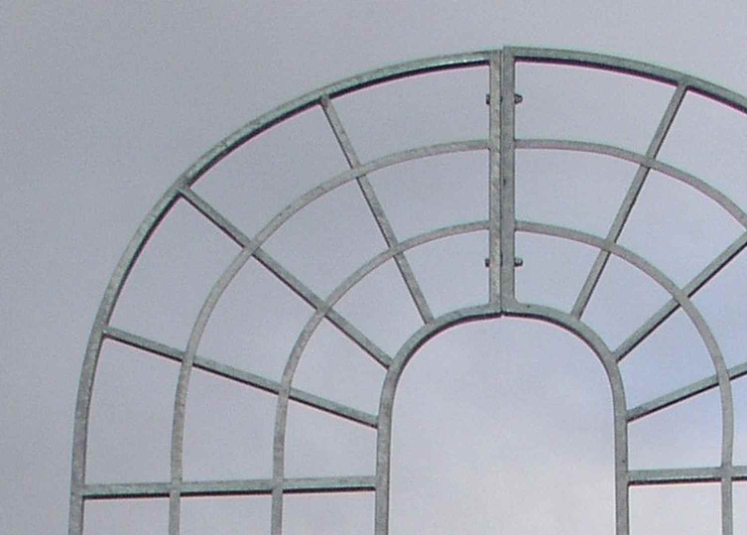 Landhaus Rankgitter Spalier Rankwand Rankhilfe Quattro Feuer verzinkt Grün 