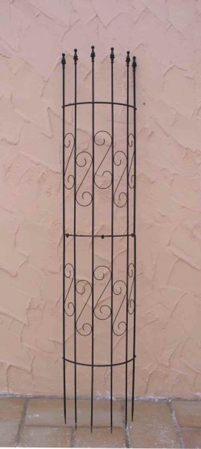 Rankgitter Spalier Rankhilfe Fallrohr halbrund Pisa shabby Antik weiss Rankgitter Spalier Rankhilfe Fallrohr halbrund Pisa shabby Antik weiss
