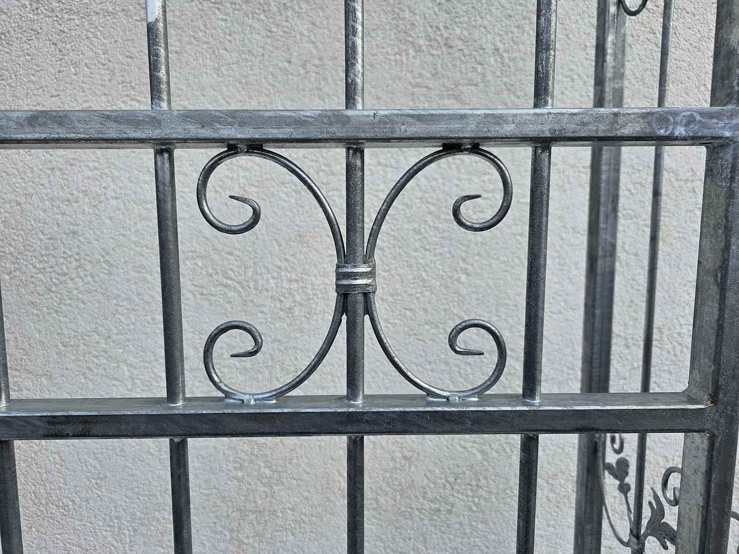 Tor Gartentür Pforte Rosenbogen mit Tür Monaco-RBGT-RBS 100/200 Schloss Verzinkt