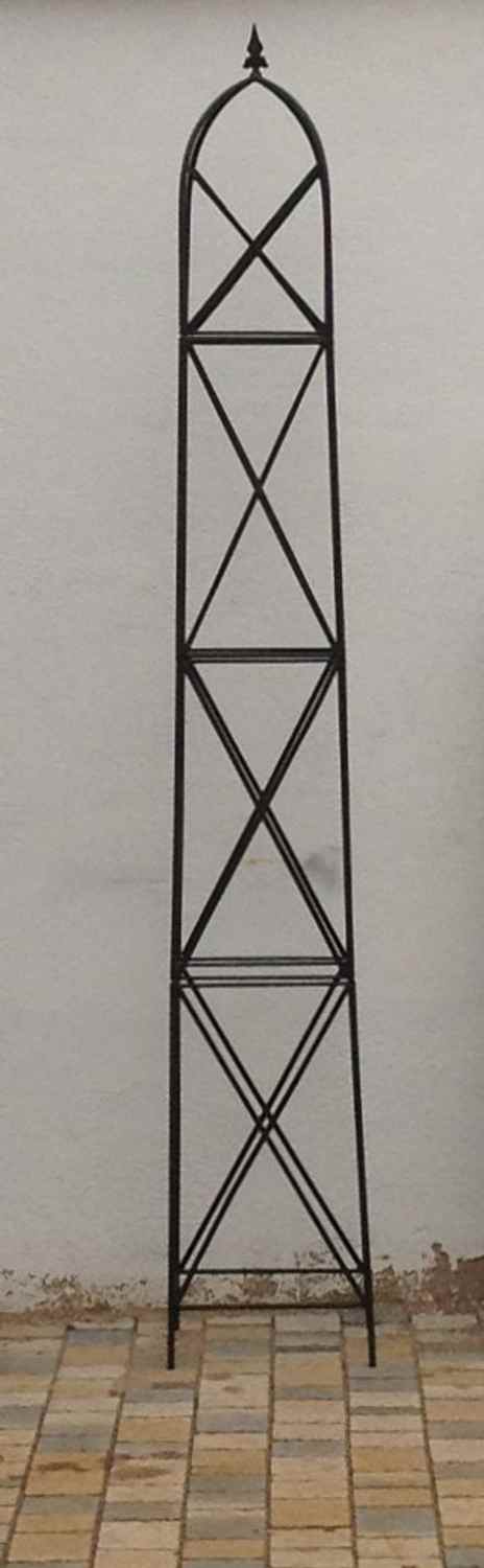 Moderner Rankstab Rankhilfe Obelisk Rosenstab Clematis Alina XXL 260 ROST Riesig Moderner Rankstab Rankhilfe Obelisk Rosenstab Clematis Alina XXL 260 ROST Riesig