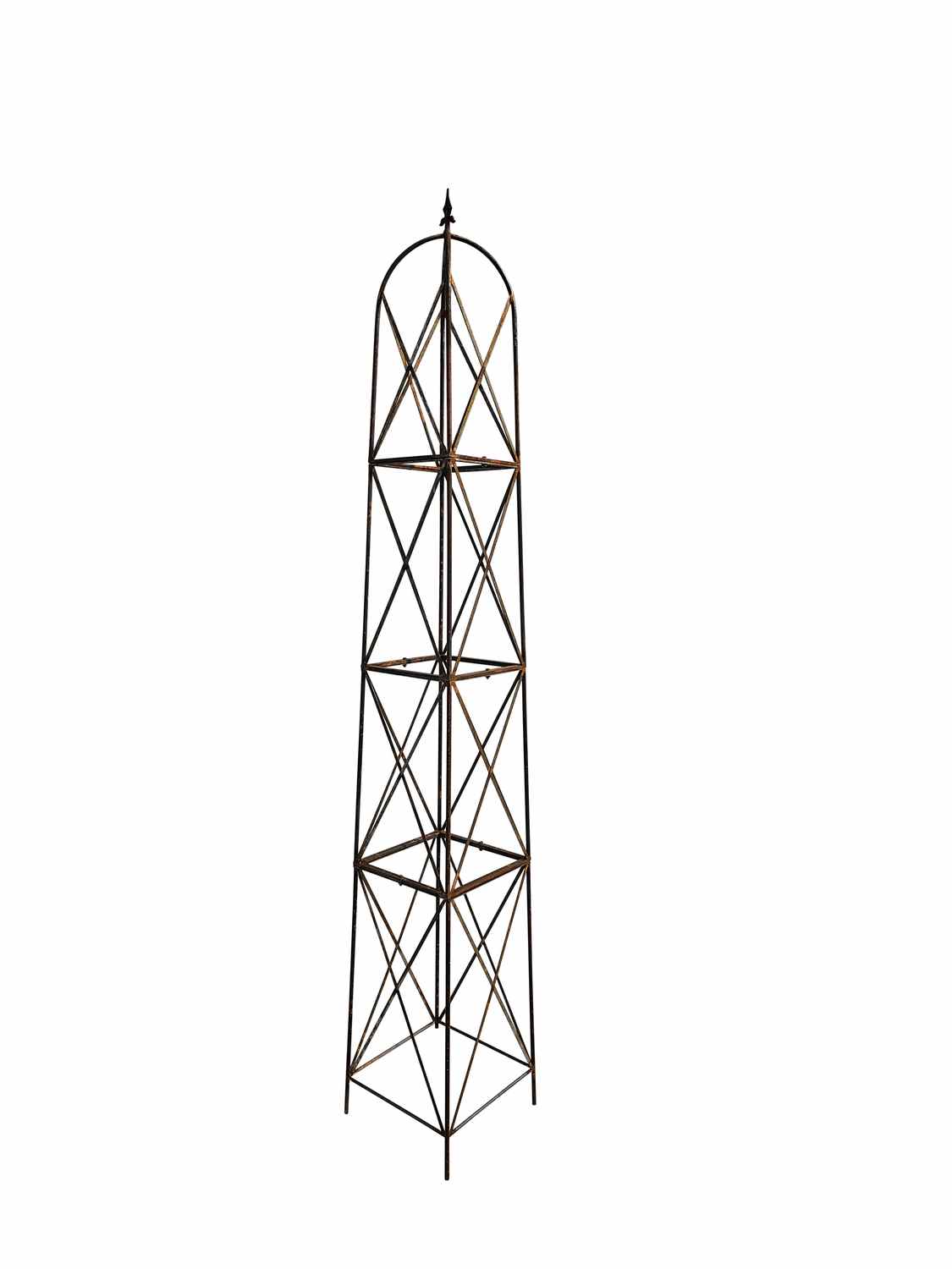 Moderner Rankstab Rankhilfe Obelisk Rosenstab Clematis Alina XXL 260 ROST Riesig