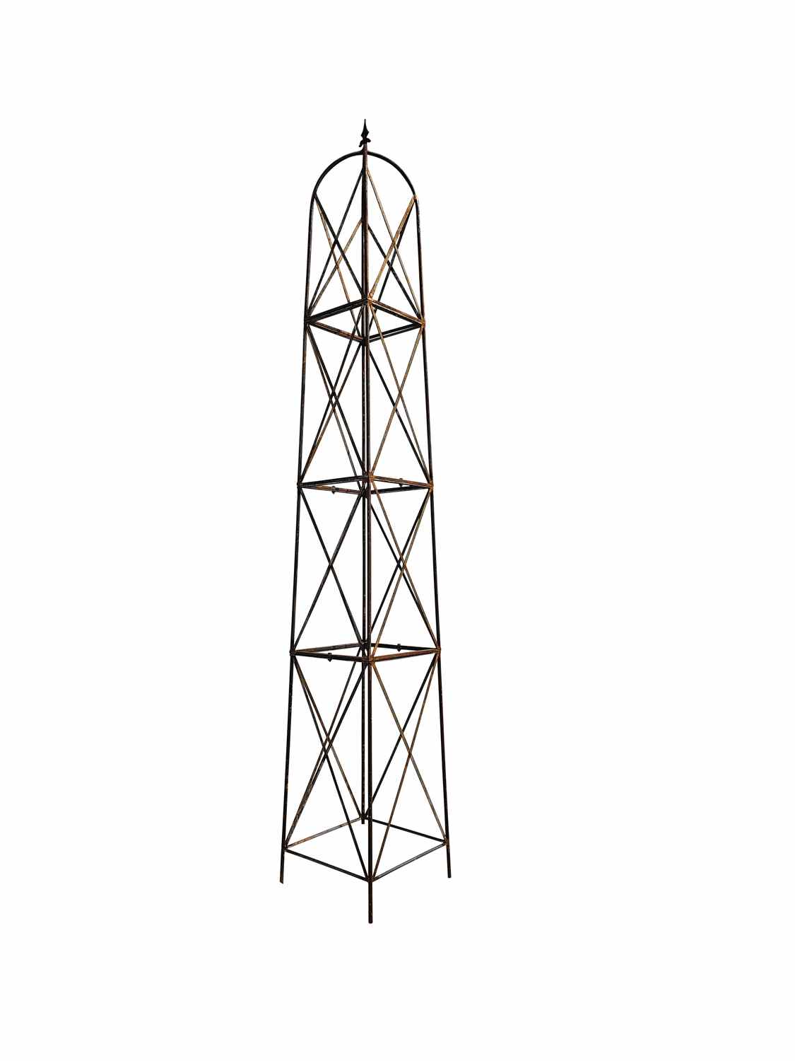 Moderner Rankstab Rankhilfe Obelisk Rosenstab Clematis Alina XXL 260 ROST Riesig Moderner Rankstab Rankhilfe Obelisk Rosenstab Clematis Alina XXL 260 ROST Riesig