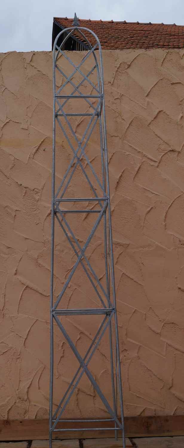 Rankstab Rankhilfe Obelisk Rosenstab Clematis Alina XXL 260 Feuer Verzinkt Rankstab Rankhilfe Obelisk Rosenstab Clematis Alina XXL 260 Feuer Verzinkt