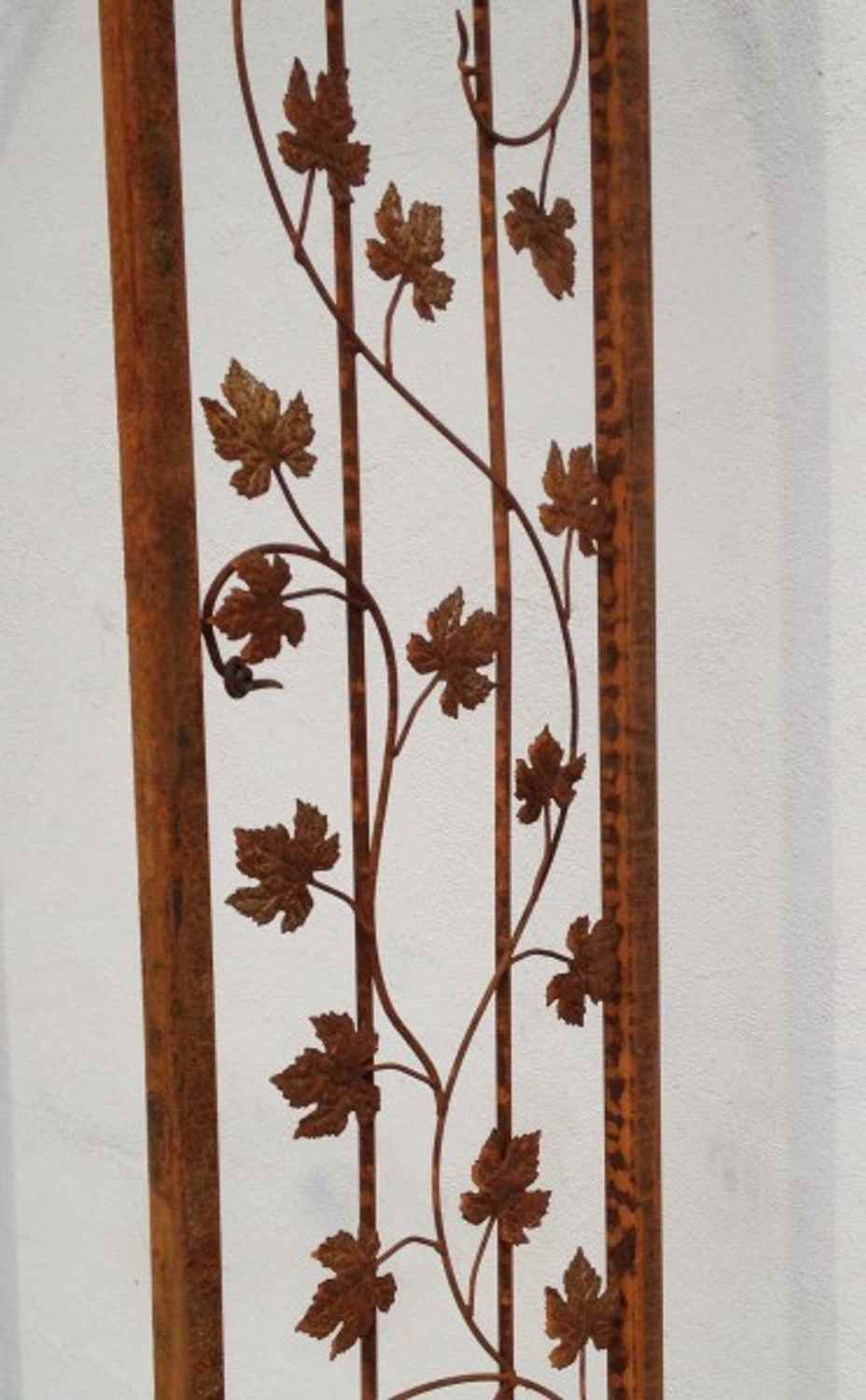 Rundbogen Laubengang MASSIV 30 ROHR Rosenbogen Bachus-RB 120/220 Roh Rost Rostig