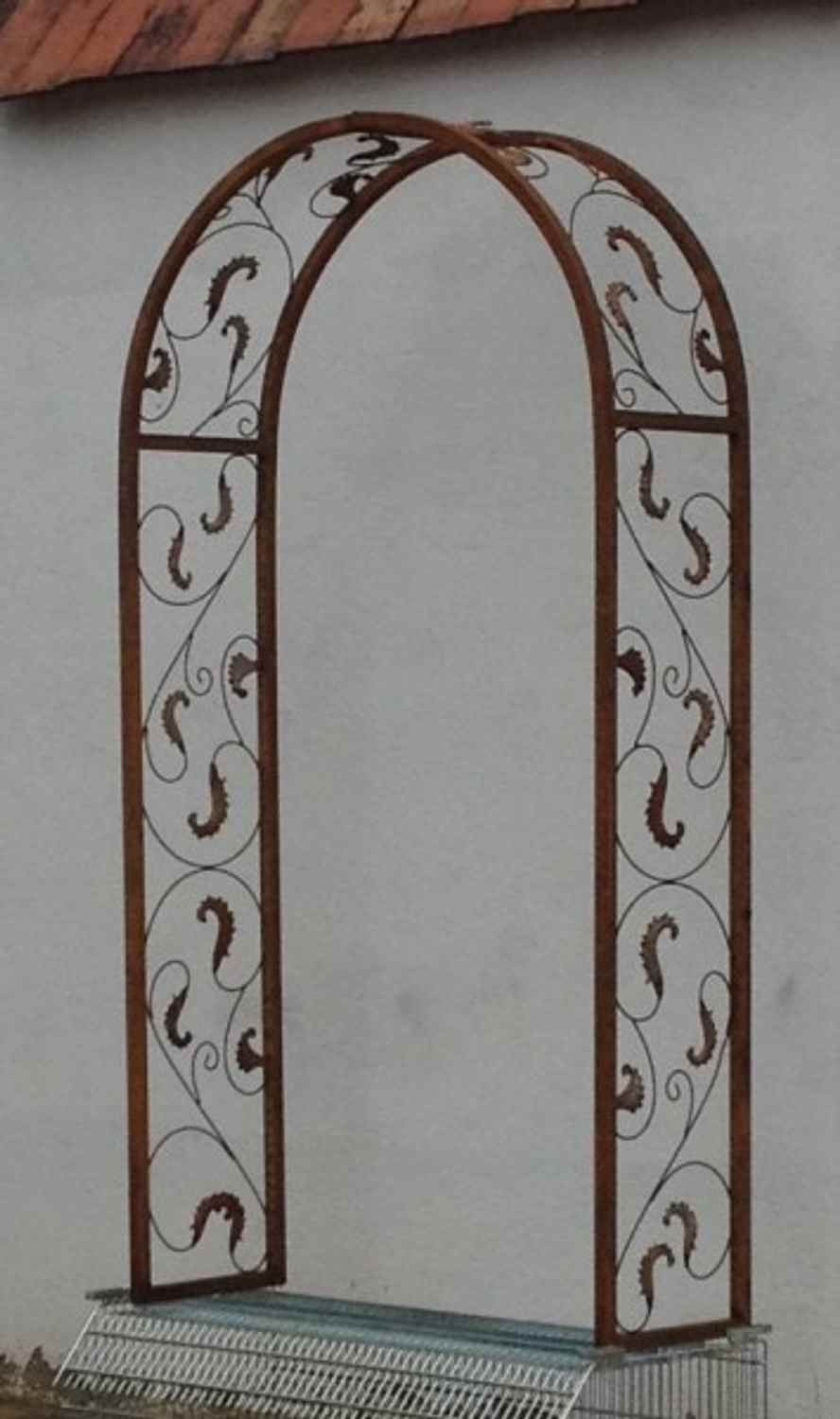 Rundbogen Laubengang MASSIV 30 ROHR Rosenbogen Lisbao-RB 120/225 Roh Rost Rostig Rundbogen Laubengang MASSIV 30 ROHR Rosenbogen Lisbao-RB 120/225 Roh Rost Rostig