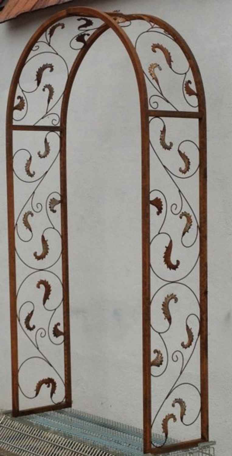 Rundbogen Laubengang MASSIV 30 ROHR Rosenbogen Lisbao-RB 120/225 Roh Rost Rostig Rundbogen Laubengang MASSIV 30 ROHR Rosenbogen Lisbao-RB 120/225 Roh Rost Rostig