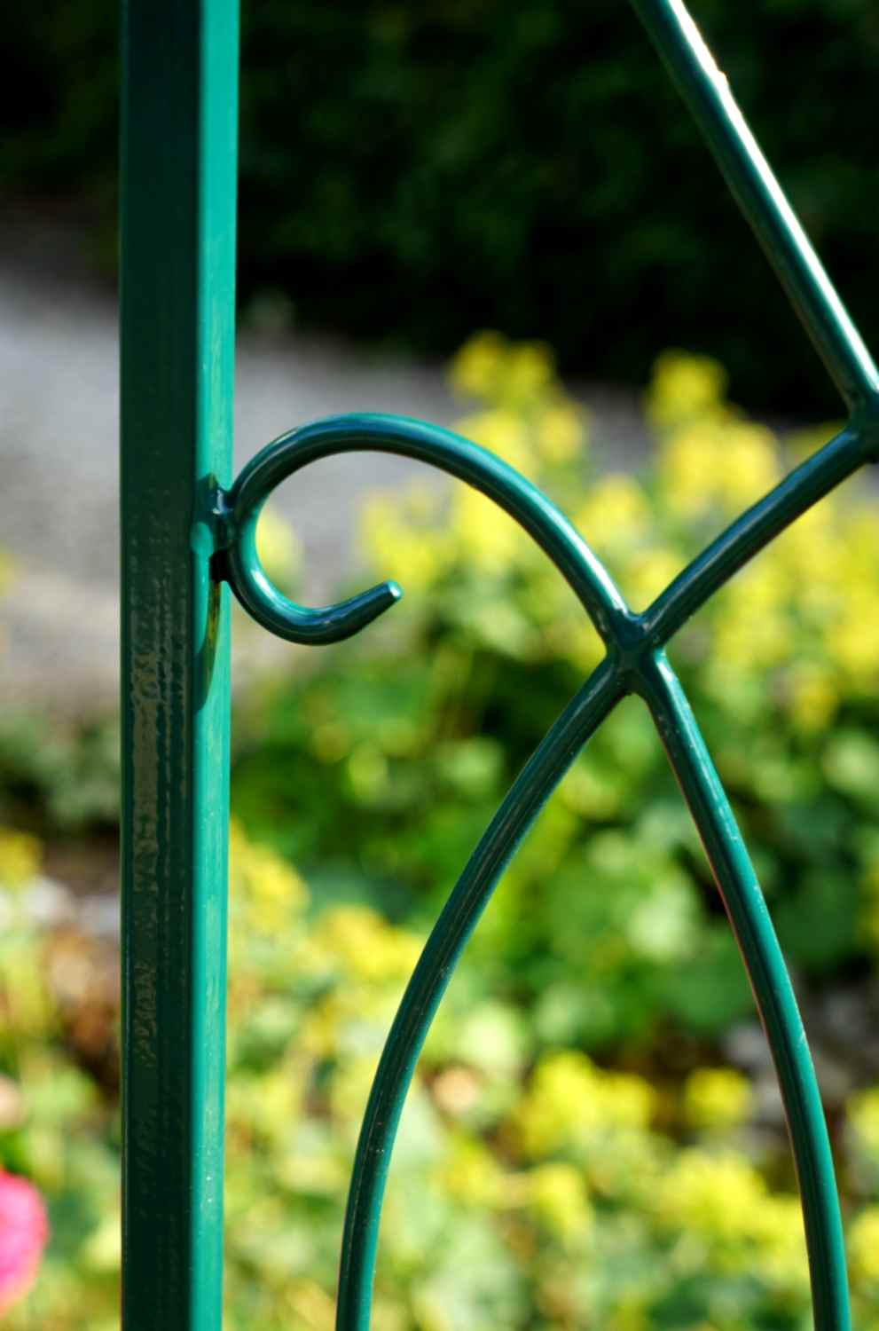 Landhaus Rankgitter Spalier  Rankwand Ramona Verzinkt Grün