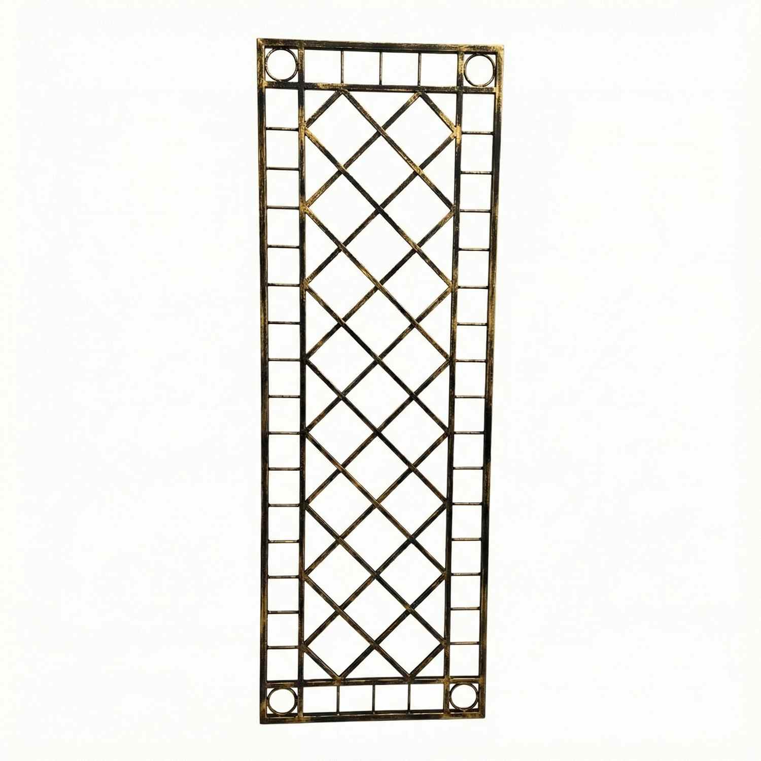 Rankgitter Spalier Rankhilfe Wandgitter Meran 60 FeuerVerzinkt grau colour RAL 7016 HQ