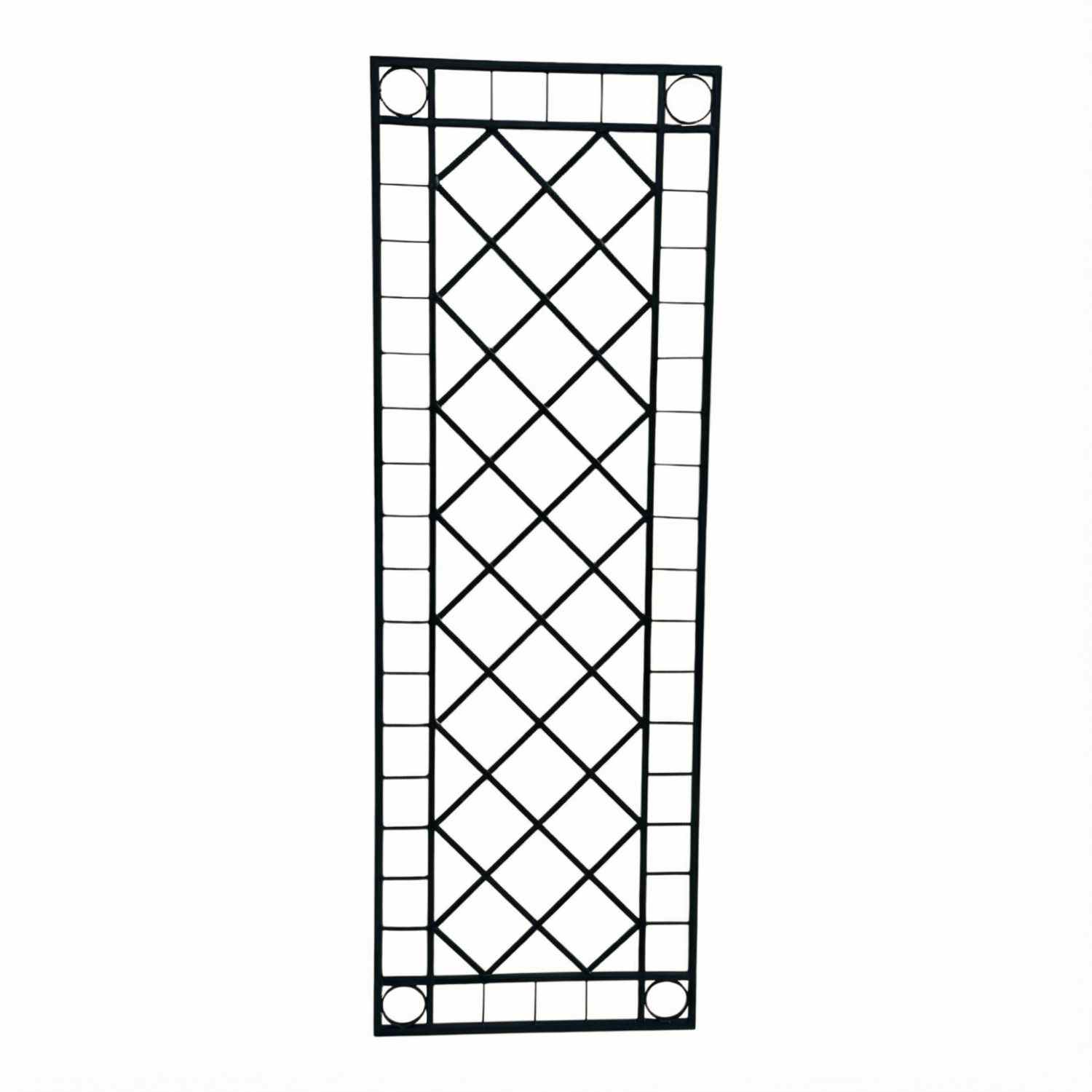 Rankgitter Spalier Rankhilfe Wandgitter Meran 60 FeuerVerzinkt grau colour RAL 7016 HQ