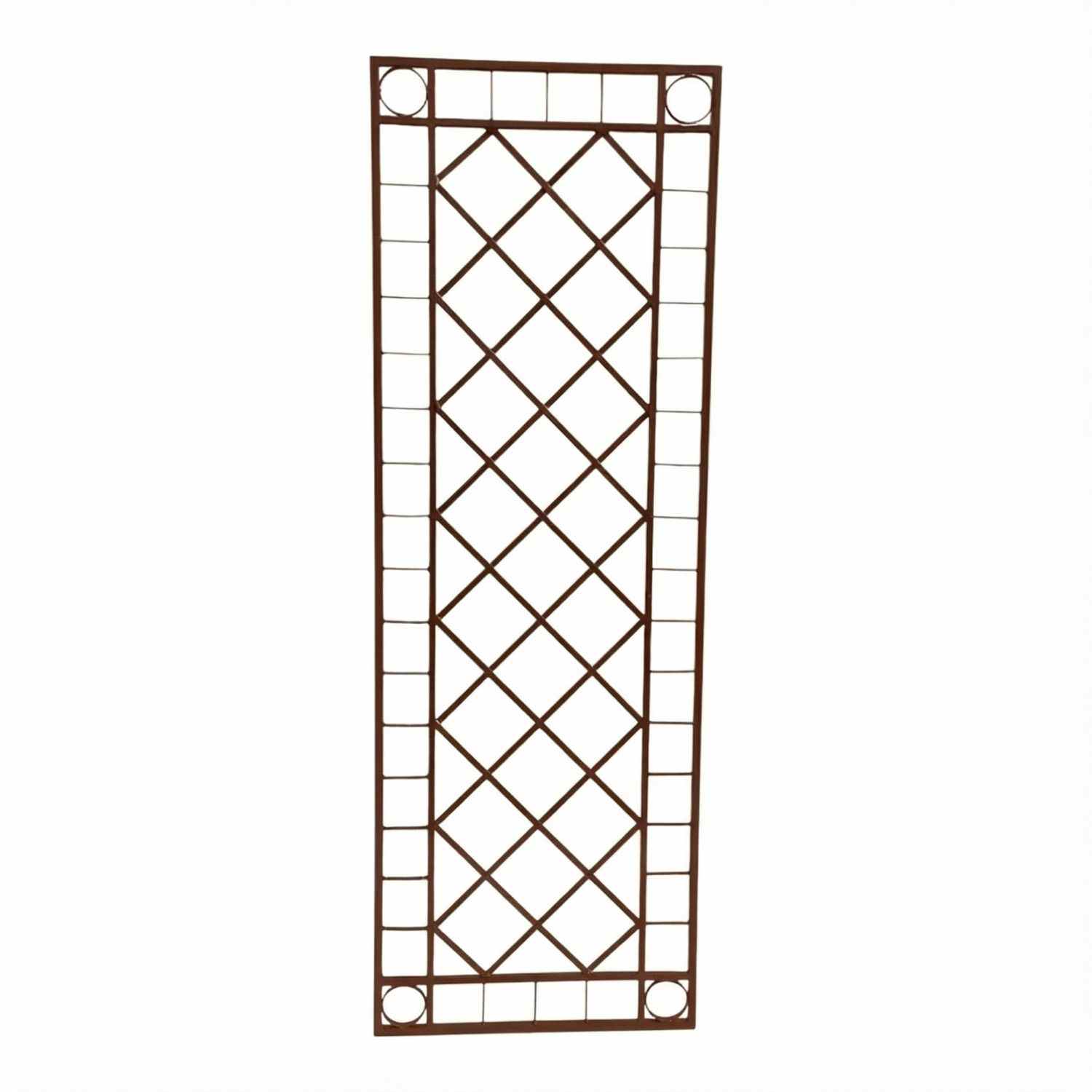 Rankgitter Spalier Rankhilfe Wandgitter Meran 60 FeuerVerzinkt grau colour RAL 7016 HQ