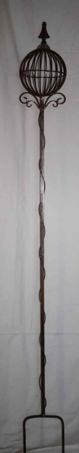 Rankstab Spalier Rankhilfe Rosenstab Obelisk Florio XL roh / Rost  Rankstab Spalier Rankhilfe Rosenstab Obelisk Florio XL roh / Rost