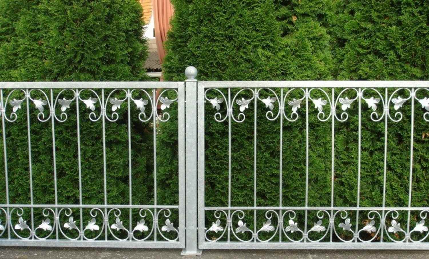 Gartentor Hoftor Tor Monaco-FT400/200S-BB Blickdicht Winkelrahmen Feuer Verzinkt Gartentor Hoftor Tor Monaco-FT400/200S-BB Blickdicht Winkelrahmen Feuer Verzinkt