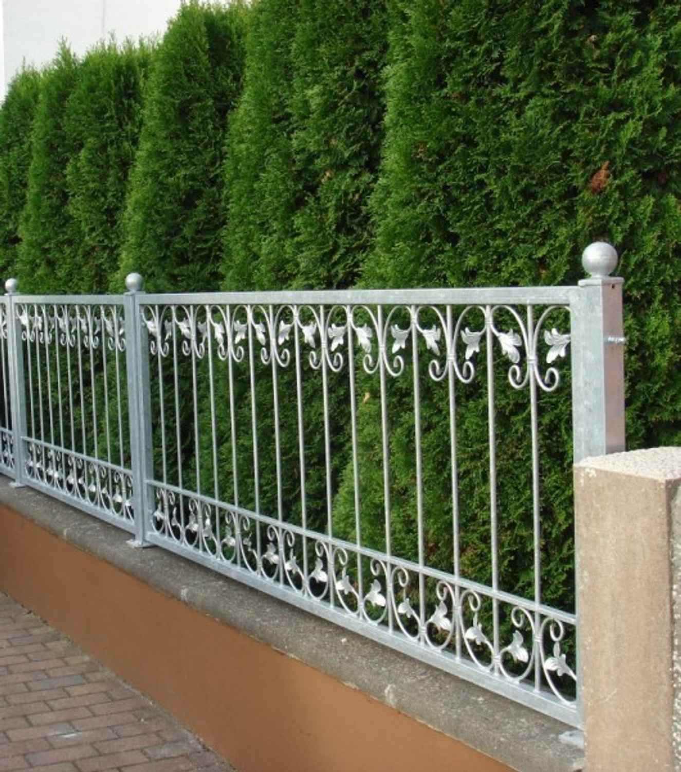 Gartentor Hoftor Tor Monaco-FT400/200S-BB Blickdicht Winkelrahmen Feuer Verzinkt Gartentor Hoftor Tor Monaco-FT400/200S-BB Blickdicht Winkelrahmen Feuer Verzinkt