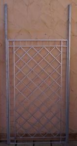 Rankgitter Spalier Rankhilfe Pergola Pavillon Napoli 200 Zink