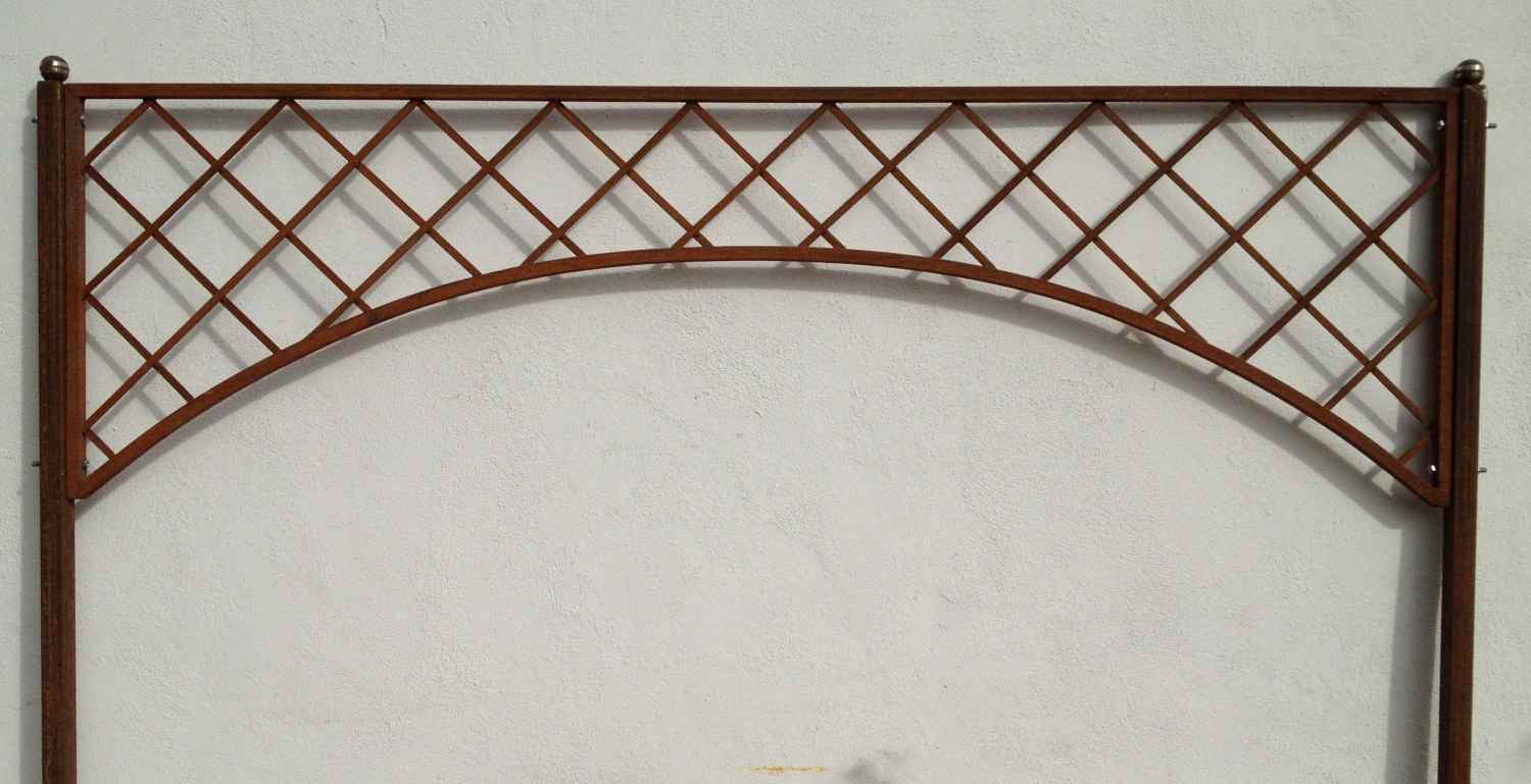 Rankgitter Spalier Rankhilfe Pergola Pavillon Napoli 200 Roh Rost Rostig Rankgitter Spalier Rankhilfe Pergola Pavillon Napoli 200 Roh Rost Rostig
