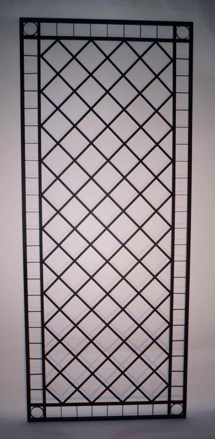 Spalier Metall Eisen Rankgitter Rankhilfe Wandgitter Meran  100 240 XXL schwarz