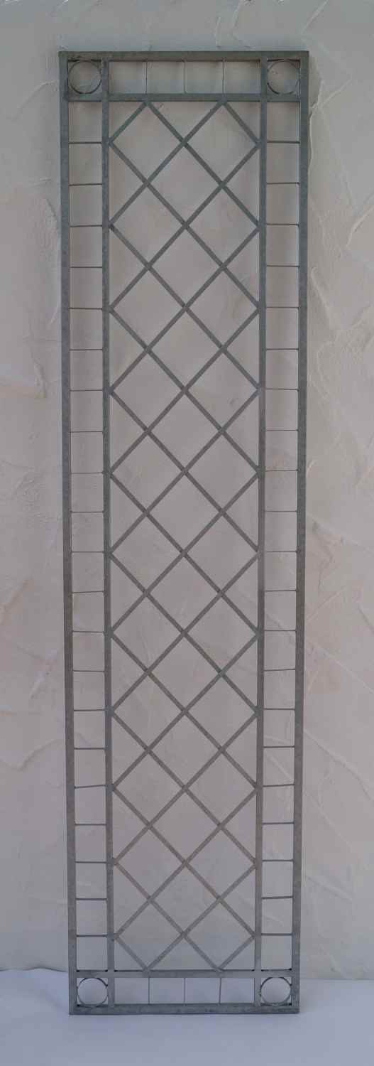 Metall Eisen Rankgitter Spalier Rankhilfe Wandgitter Meran 60 / 240 Feuer Verzinkt