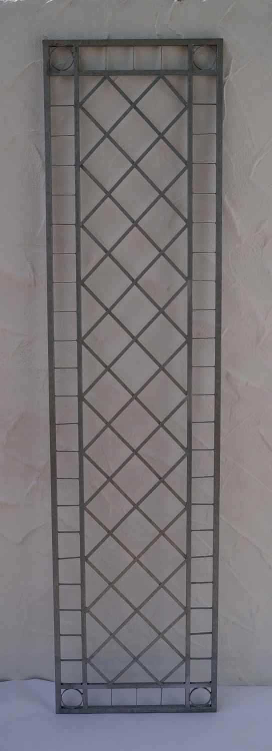 Metall Eisen Rankgitter Spalier Rankhilfe Wandgitter Meran 60 / 240 Feuer Verzinkt