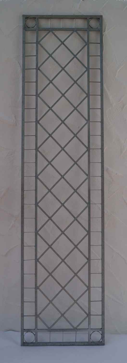 Metall Eisen Rankgitter Spalier Rankhilfe Wandgitter Meran 60 / 240 Feuer Verzinkt