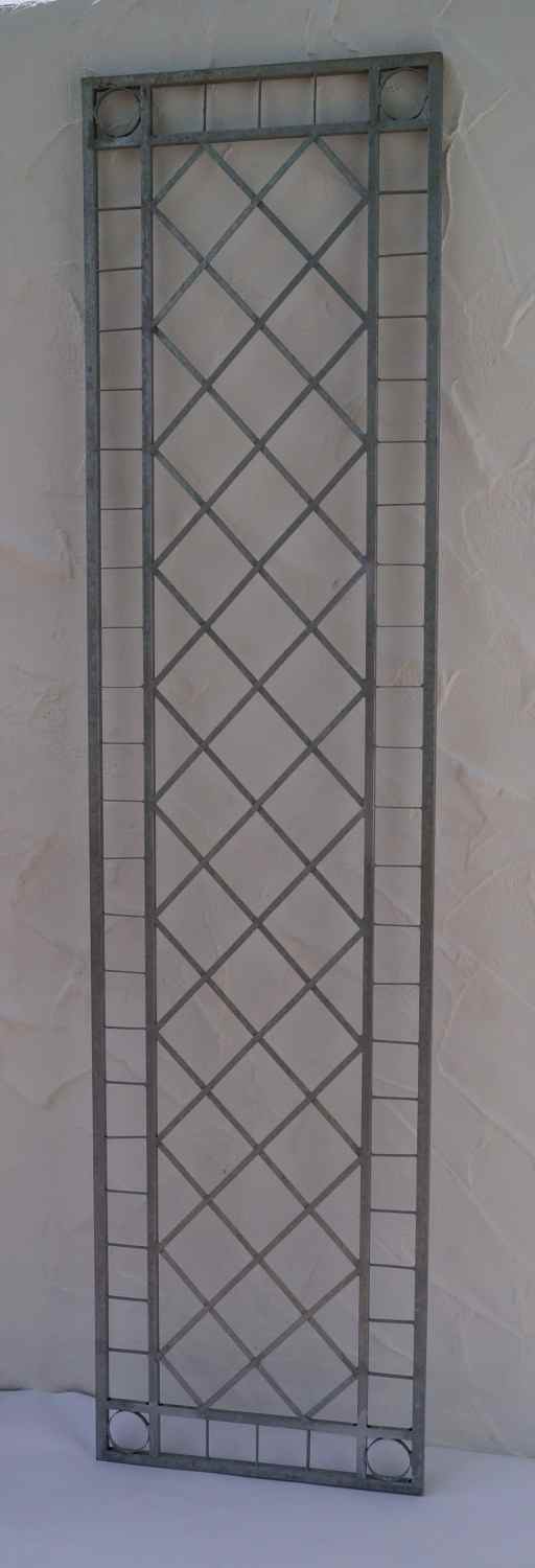 Metall Eisen Rankgitter Spalier Rankhilfe Wandgitter Meran 60 / 240 Feuer Verzinkt